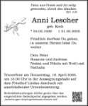 eine Anzeige
